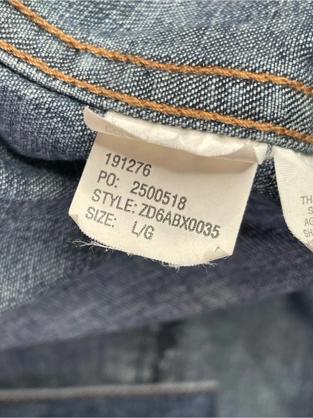 Calvin Klein Jeans Denim Jacket Boys Large L Dark Wash Button Front Cotton